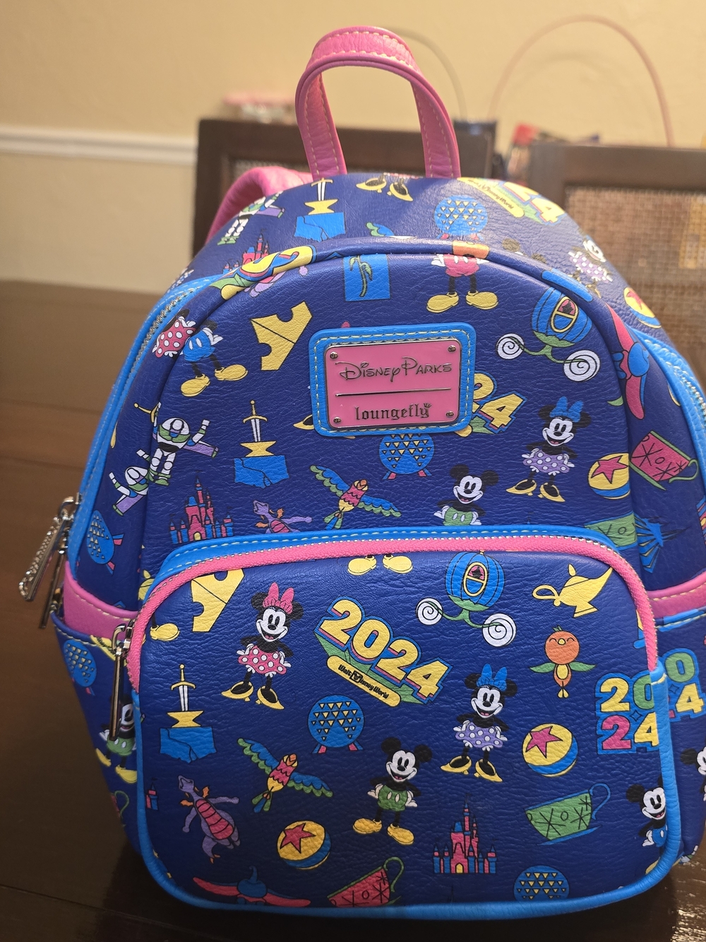 Loungefly Disney Parks 2024 Blue Mini Backpack